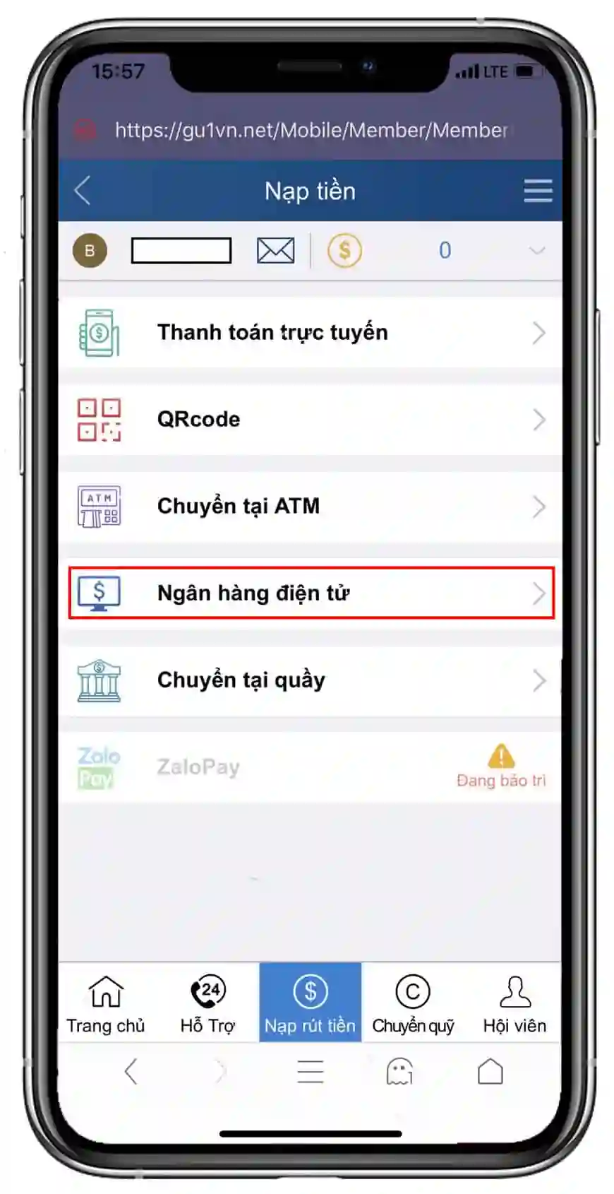 Hướng dẫn nạp tiền kubet 2020