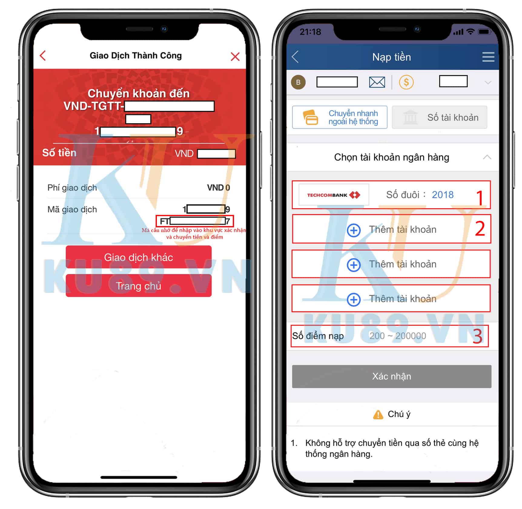 Hướng dẫn nạp tiền kubet 2020