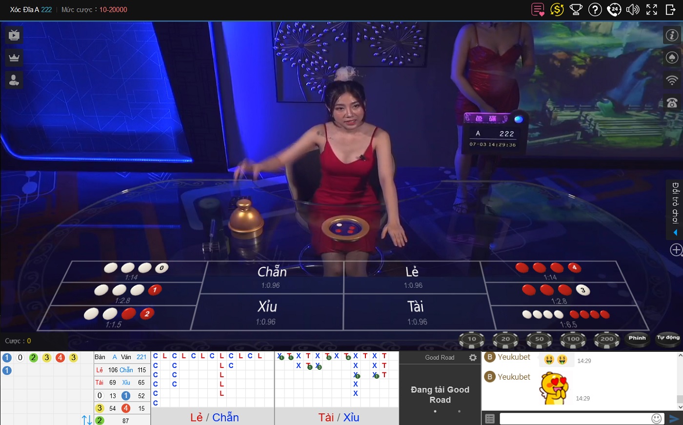 tài xỉu xóc đĩa ku casino