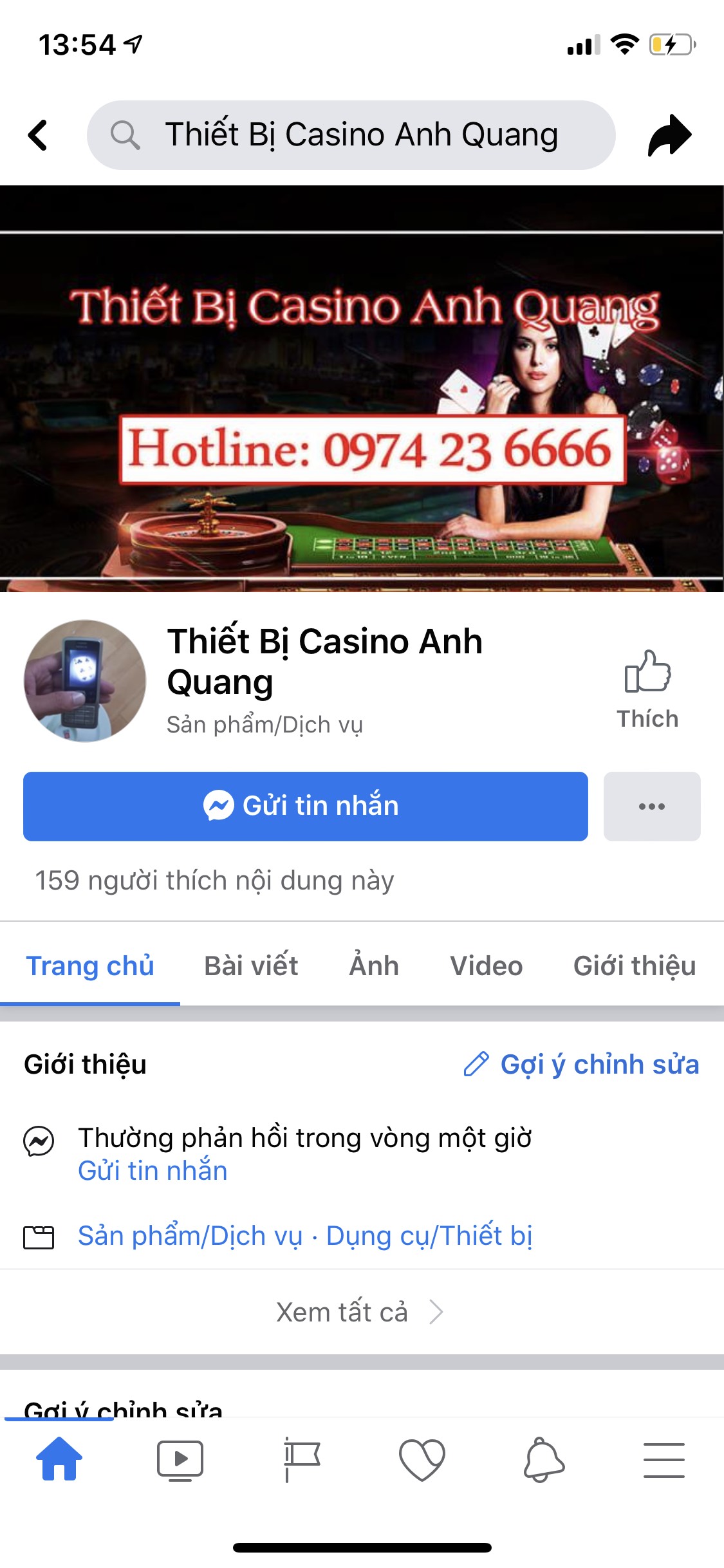 lừa đảo bán thiết bị cờ bạc bịp