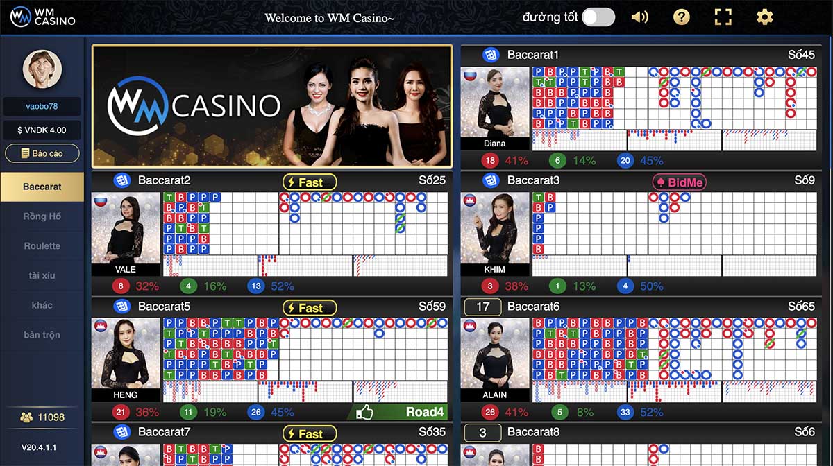 wm casino, sảnh wm casino, thay thế ku casino