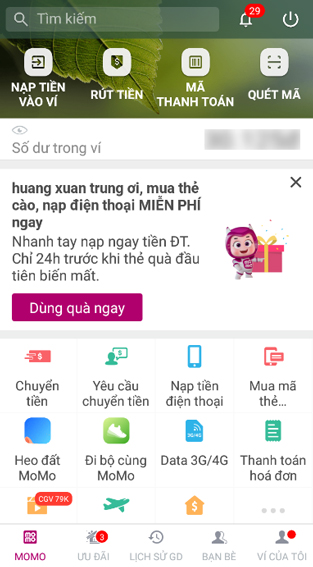 nạp tiền kubet bằng tài khoản momo, nạp tiền vào kubet