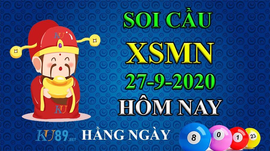 soi cầu xsmn 27/9/2020 Tiền giang, kiên giang, đà lạt chủ nhật