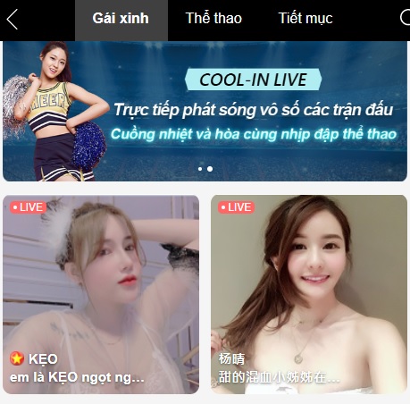 1 tính năng mà tha bet không có trò chuyện cùng hot girl việt