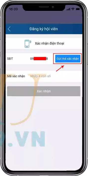 đăng ký tk kubet bước 4