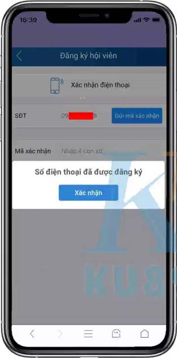 lập tk ku casino bước 3.1