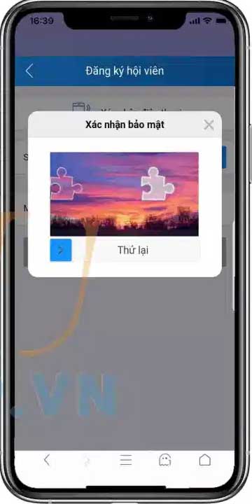 tạo tài khoản kubet bước 3.2