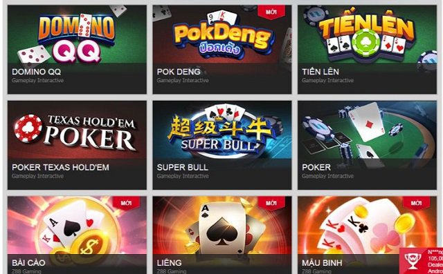 Các hình thức chơi bài online tại nha cai w88 vô cùng đa dạng