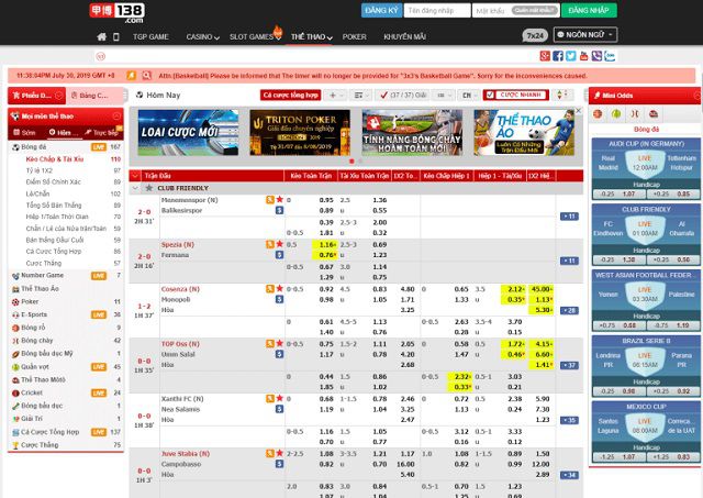 Cá cược bóng đá tại 138Bet