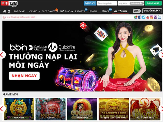 138bet luôn mang đến cho người chơi khoản ưu đãi khủng