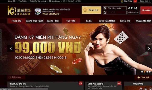 Mỗi bàn chơi tại K8 đều được bảo đảm độ chân thực và minh mạch