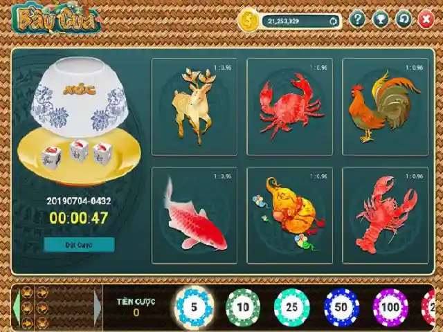 Game xếp hình bầu cua tôm cá ku89