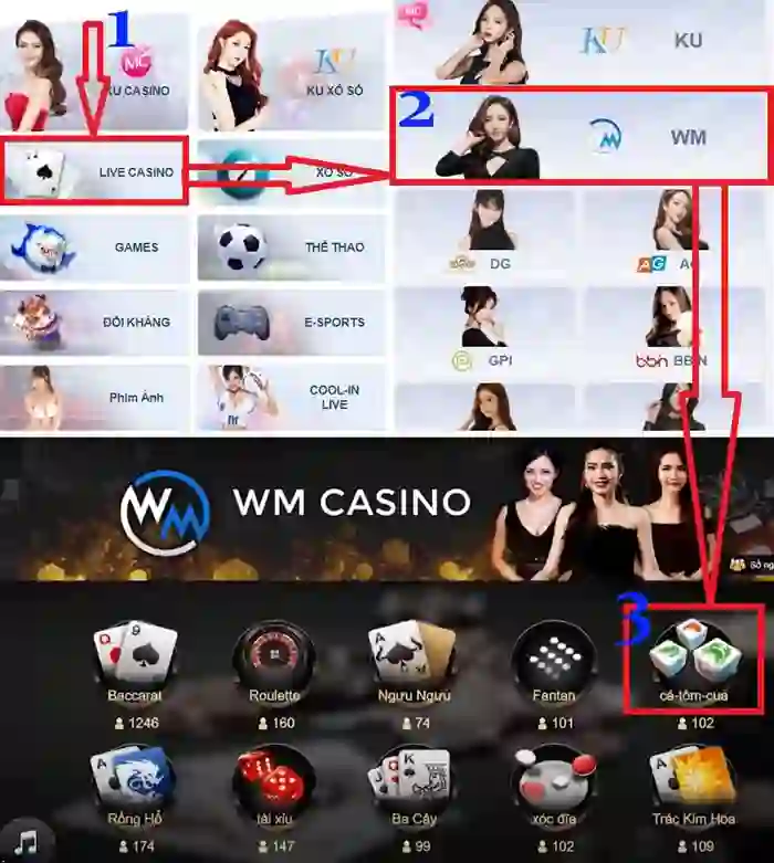 hướng dẫn vào game bầu cua ku89