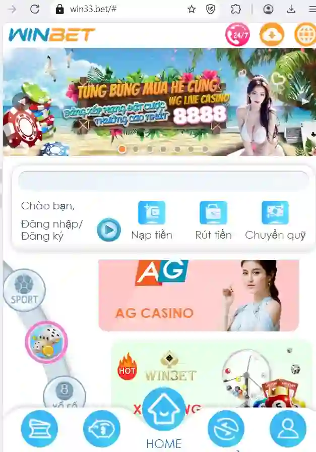giao diện win33