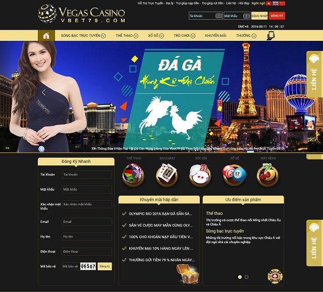 Vegas79 khuyến mãi lên đến 100%