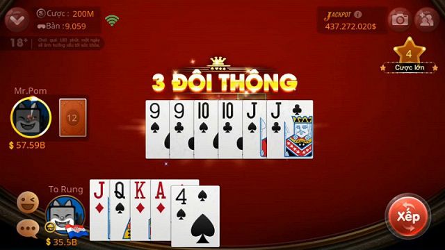 Các thuật ngữ trong game Go88tv chơi tiến lên miền Nam ăn tiền
