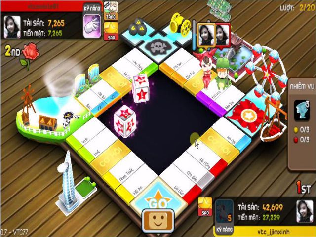 Game cờ tỷ phú việt nam có nhiều tính năng mới lạ và hấp dẫn