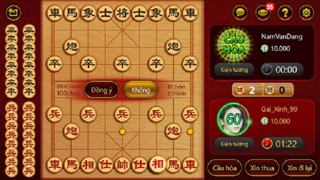 game cờ tướng đổi tiền thưởng