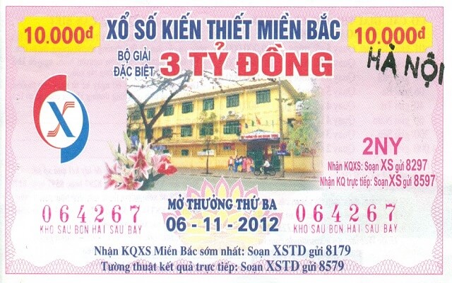 Xổ số kiến ​​thiết truyền thống xổ số miền bắc 