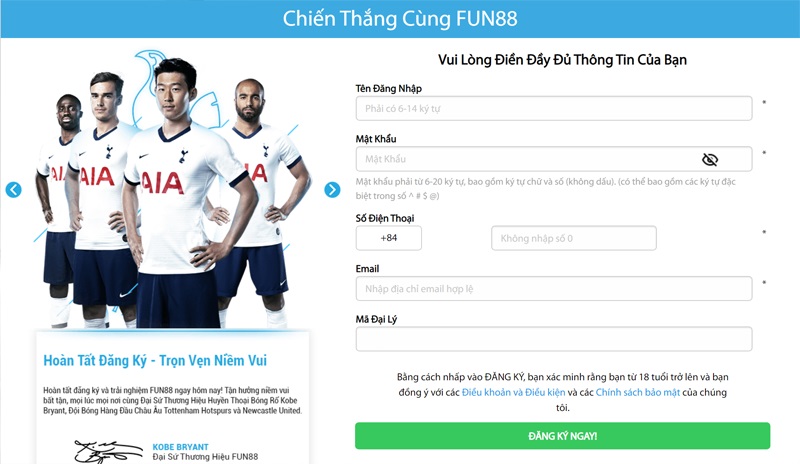 cá cược bóng đá nhà cái fun88