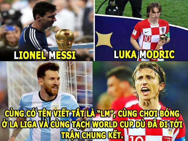 Những hình ảnh hài hước trong bóng đá của Messi