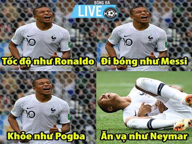 Cộng đồng mạng đã chế lại Mbappé và loạt ảnh Neymar cực dễ thương