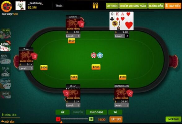 Game liêng máy tính ngày càng thu hút nhiều người chơi