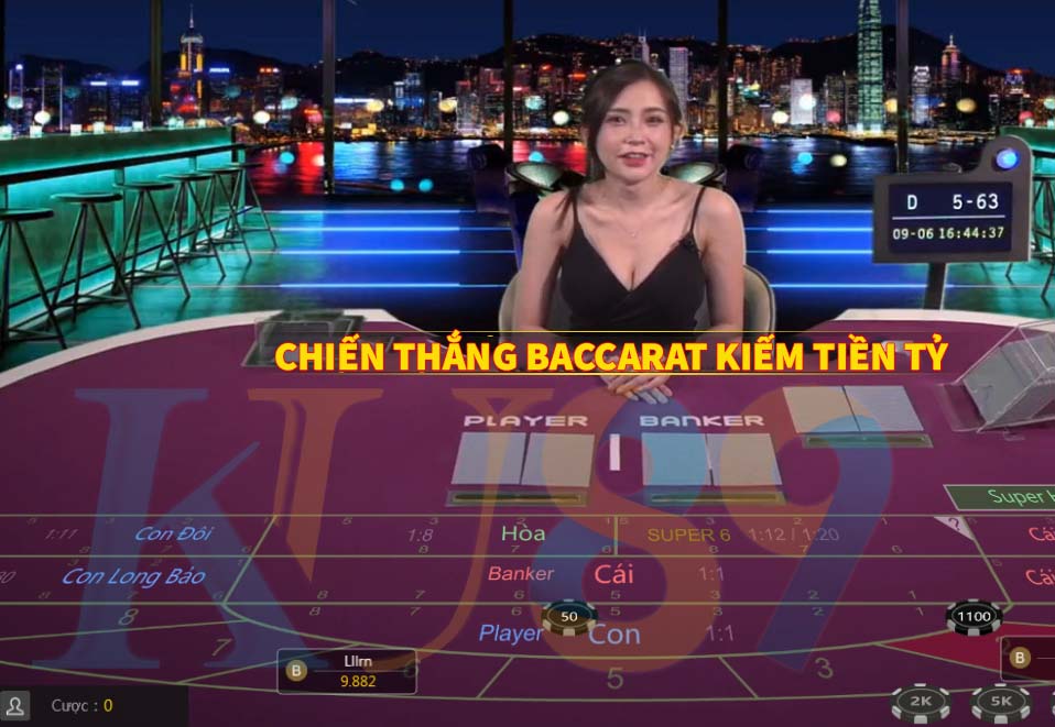 kiếm tiền tỷ khi thắng baccarat