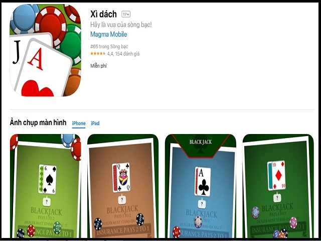 Tải xuống giao diện của trò chơi poker