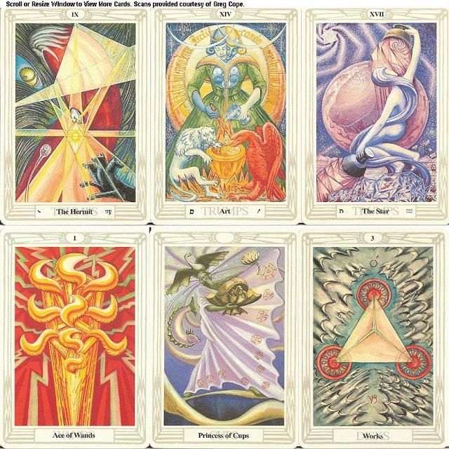 Phiên bản bí ẩn của Thoth Tarot cổ điển