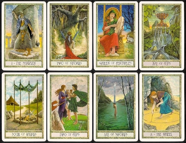 Bằng cách vẽ thiên nhiên bình dị và tươi đẹp trên Druid Tarot