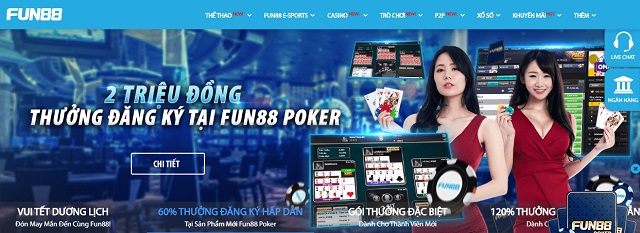 Sòng bài uy tín Fun88