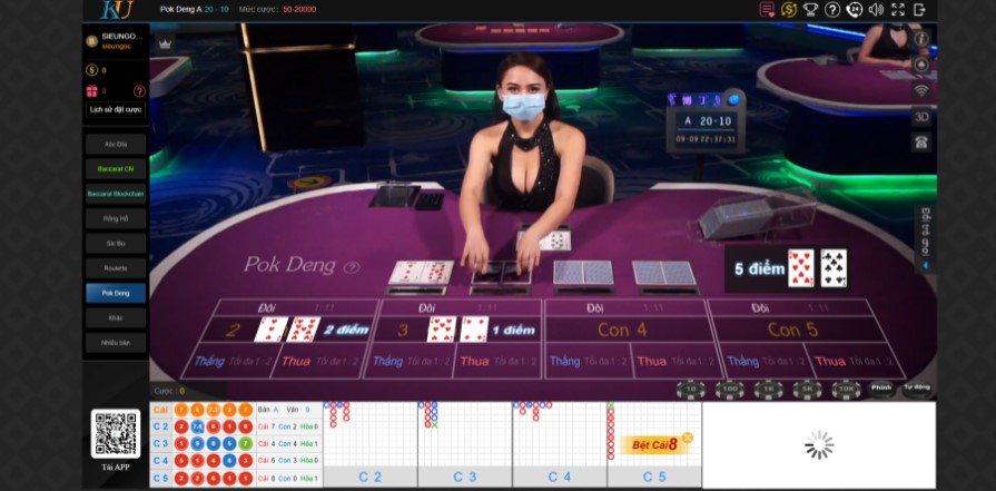 Quy tắc chơi Pokdeng tại công ty cá cược Kubet