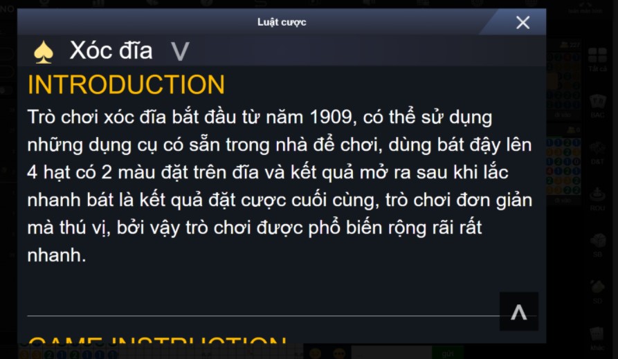 Luật chơi trò chơi xúc xắc của WM Casino