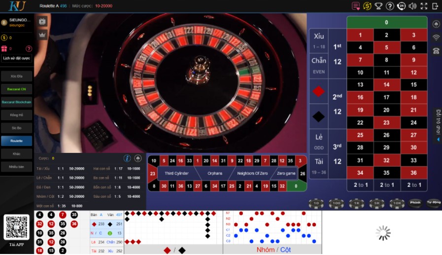 Roulette là một trò chơi cá cược trực tuyến của KUBET với lợi nhuận rất cao