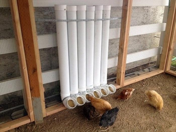 Hướng dẫn làm máng nước cho gà bằng ống nhựa