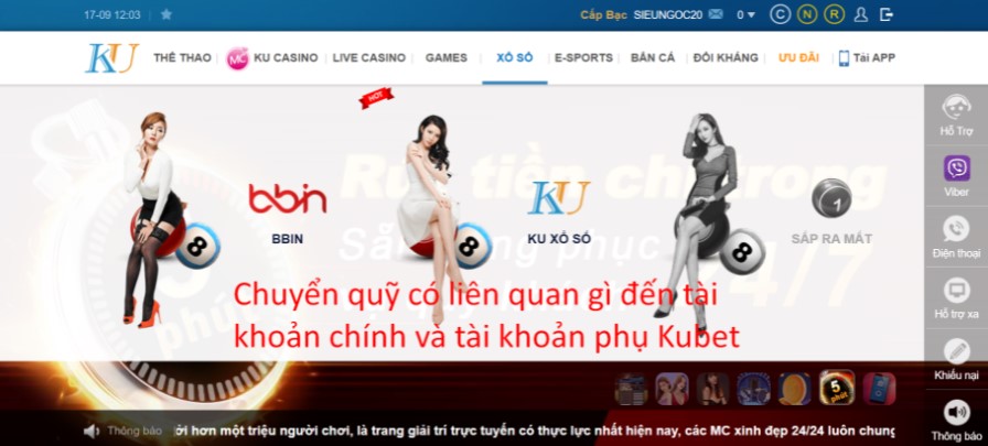 Mối quan hệ giữa tài khoản chính và tài khoản phụ của KUBET và chuyển tiền là gì?