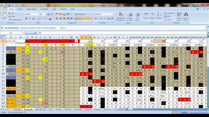 Hé lộ cách tính lotto bằng excel siêu chuẩn