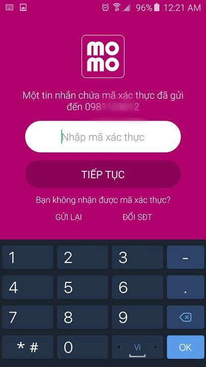 Tải MOMO-1 nhận 500K