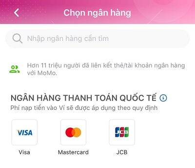 Chọn thẻ thanh toán quốc tế