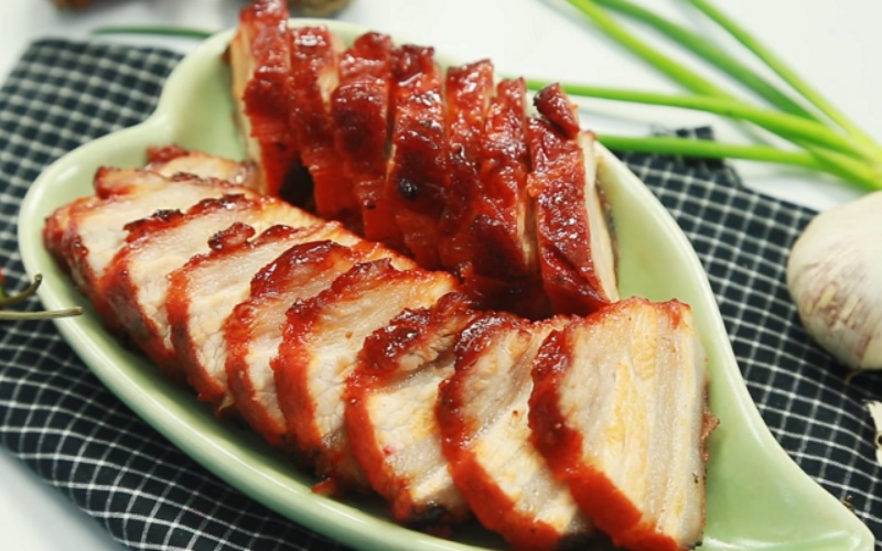 Cách Làm Char Siew với Gói Gia Vị Ướp Trước