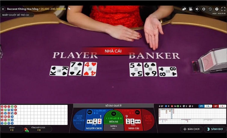 I9bet84 Baccarat có bao nhiêu bộ bài?