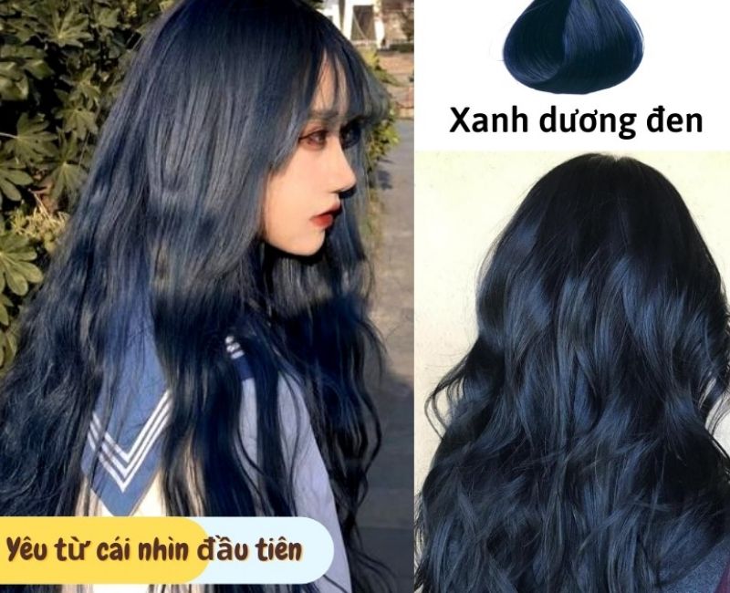 Màu gì sẽ trở thành màu xanh đậm? Cách chăm sóc tóc nhuộm 5 Sự tương phản tuyệt đẹp của màu đen đối với phụ nữ