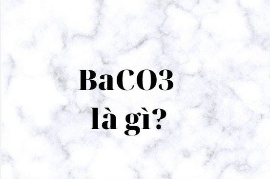 Có mối liên hệ nào với baco3 không?