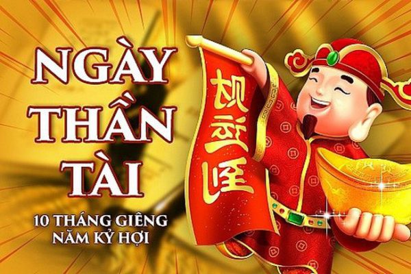 ngày thần tài may mắn