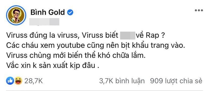 Vàng và vi rút