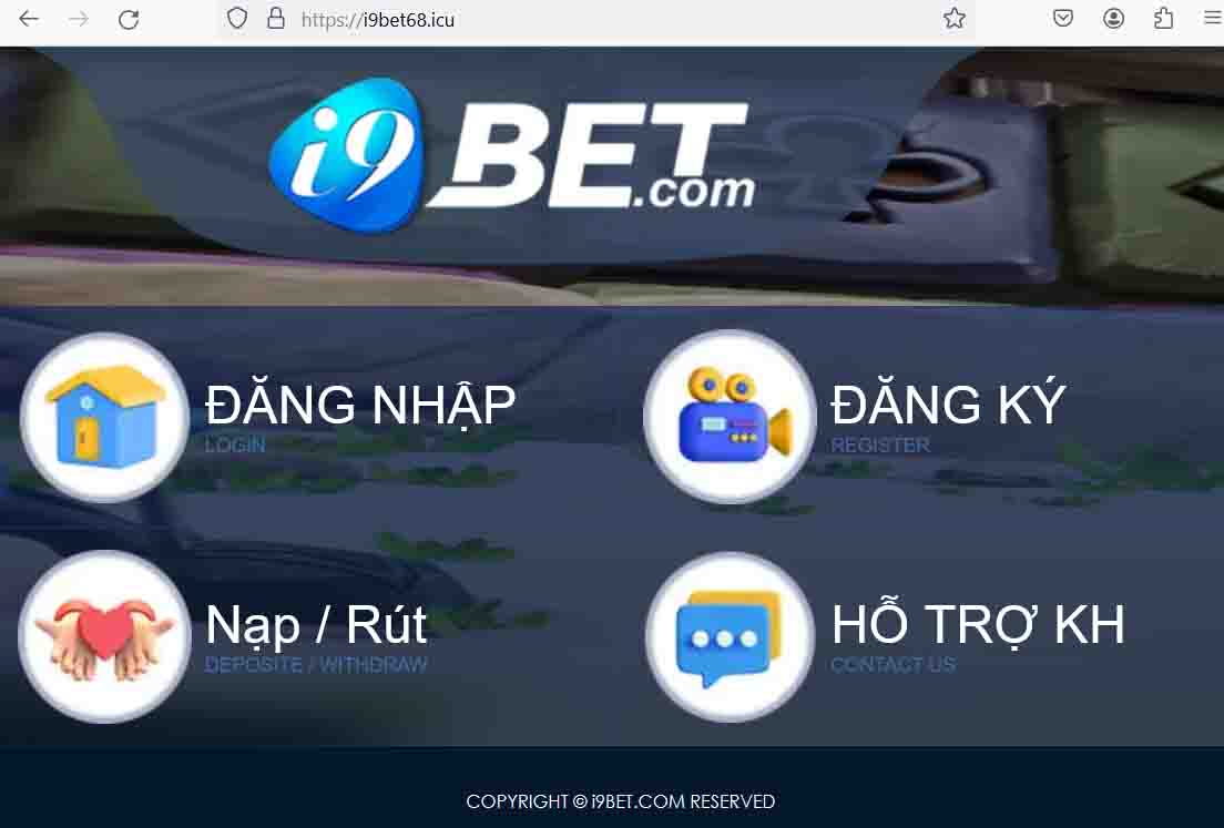 Giao diện i9bet68